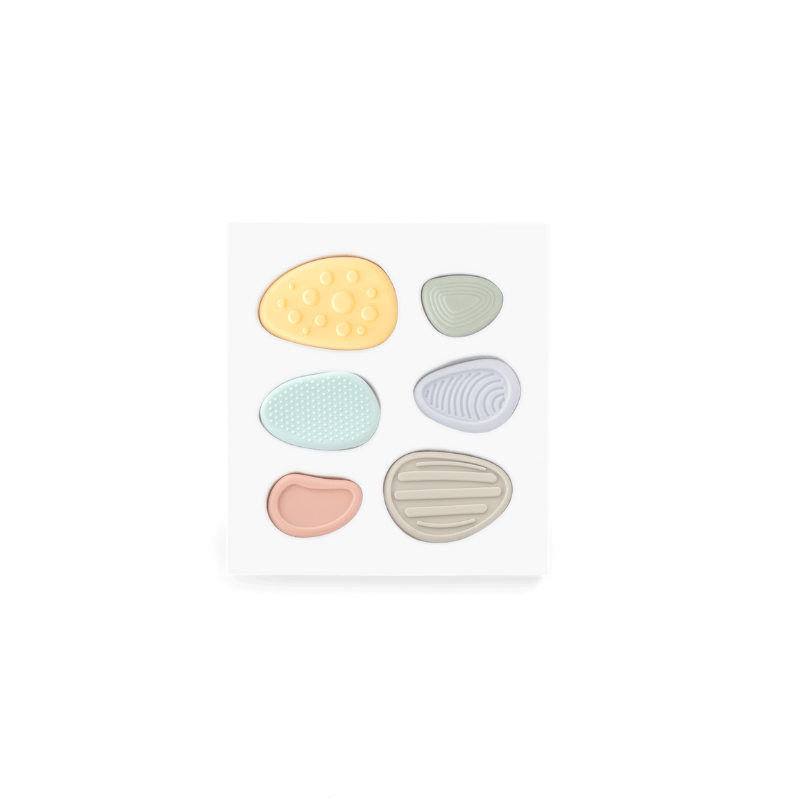 Worry Stones – Calming Sensory Fidget for Kids (Set of 6)