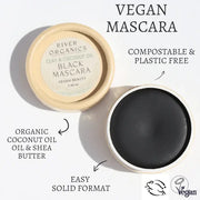 Zero Waste Mascara Black 8.45g -River Organics
