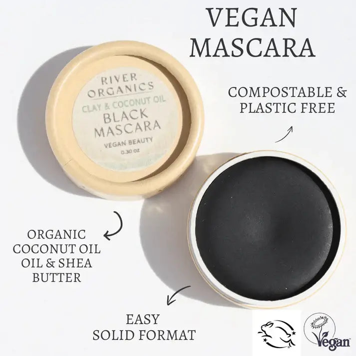 Zero Waste Mascara Black 8.45g -River Organics