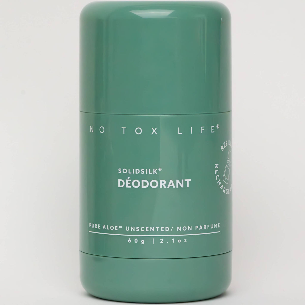 SOLIDSILK® Deodorant (Pure Aloe) Refillable TUBE - No Tox Life