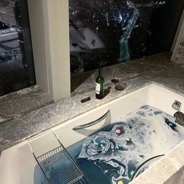 Goodnight Jasmine and Hemp Oil Large Bath Bomb - 8oz-Pure Drop-Live in the Light Naturally Ltd