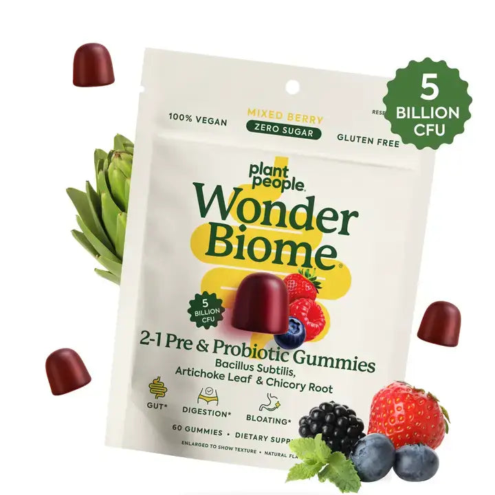 WonderBiome™ 2-in-1 Pre & Probiotic Gummies