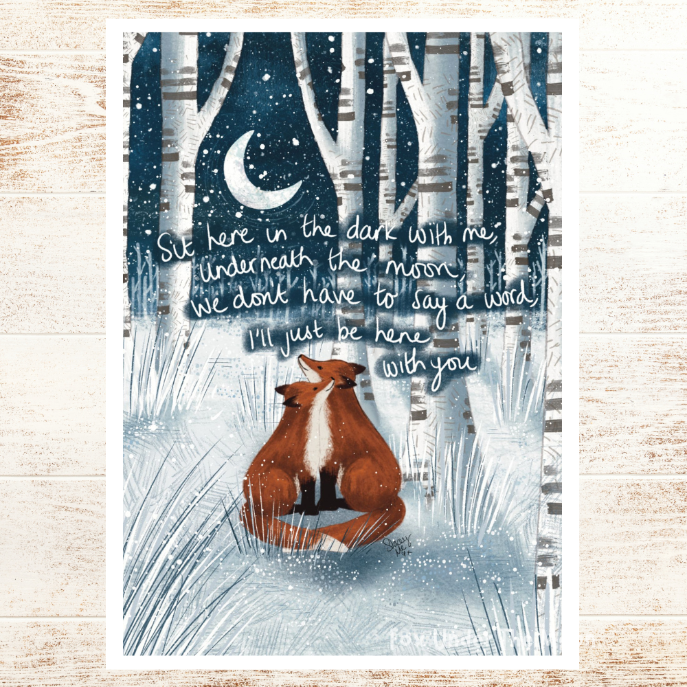 A4 Art Print - Sit With Me