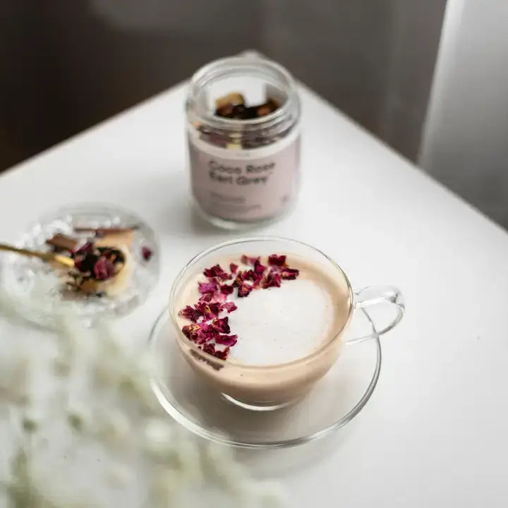 Coco Rose Earl Grey - Superfood Tea Blend 226.8g-Lake Oak Tea-Live in the Light Naturally Ltd