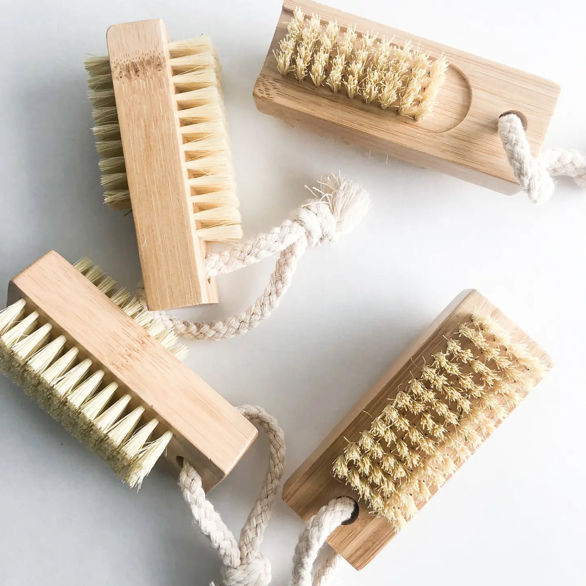 Double Sided Bamboo Nail Brush - Smile Boutiques