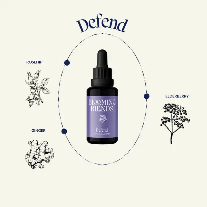 DEFEND Tincture 30ml - Blooming Blends-Live in the Light Naturally Ltd