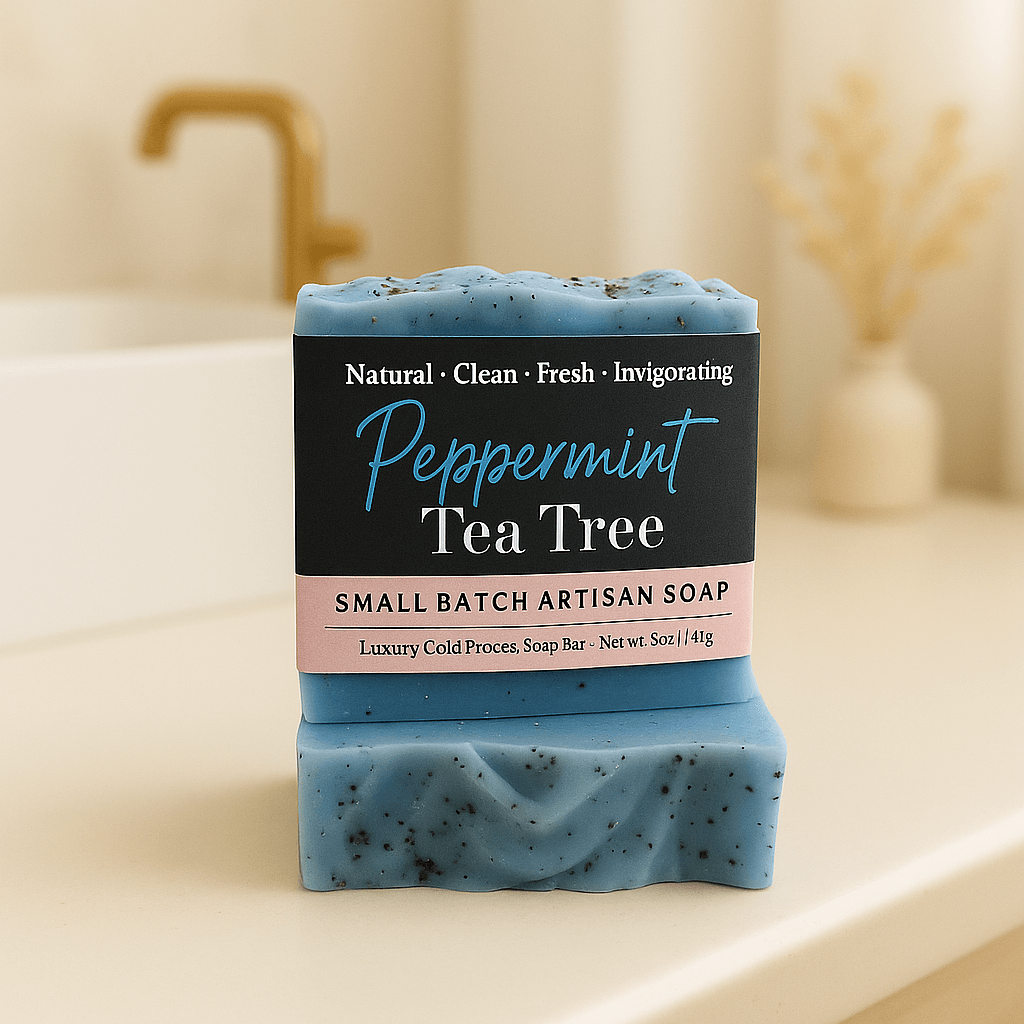 Peppermint Tea Tree Soap Bar - Soap Boutique