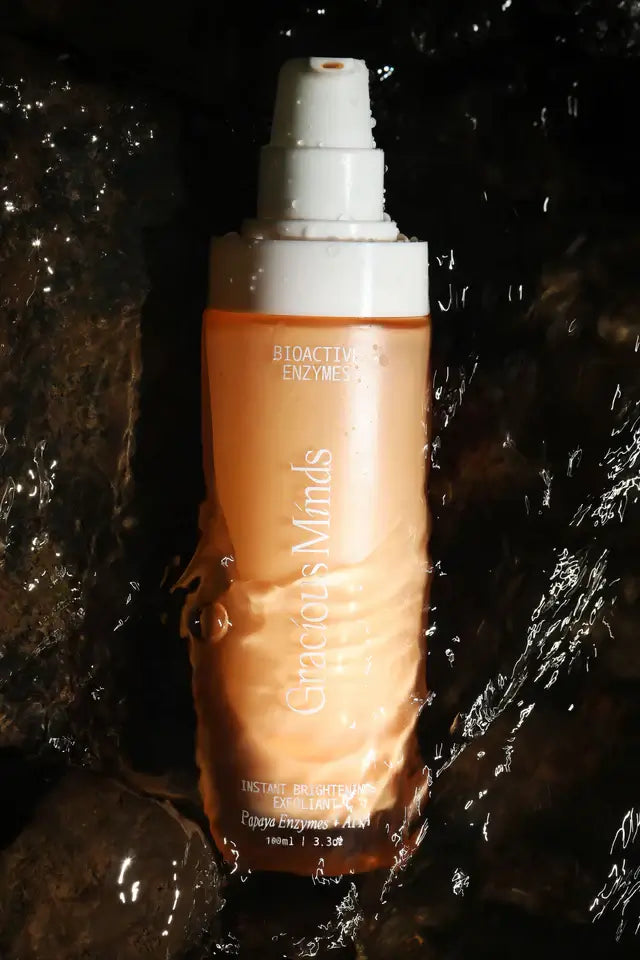 Bioactive Enzymes Instant Brightening Exfoliant 100ml-Gracious Minds-Live in the Light Naturally Ltd