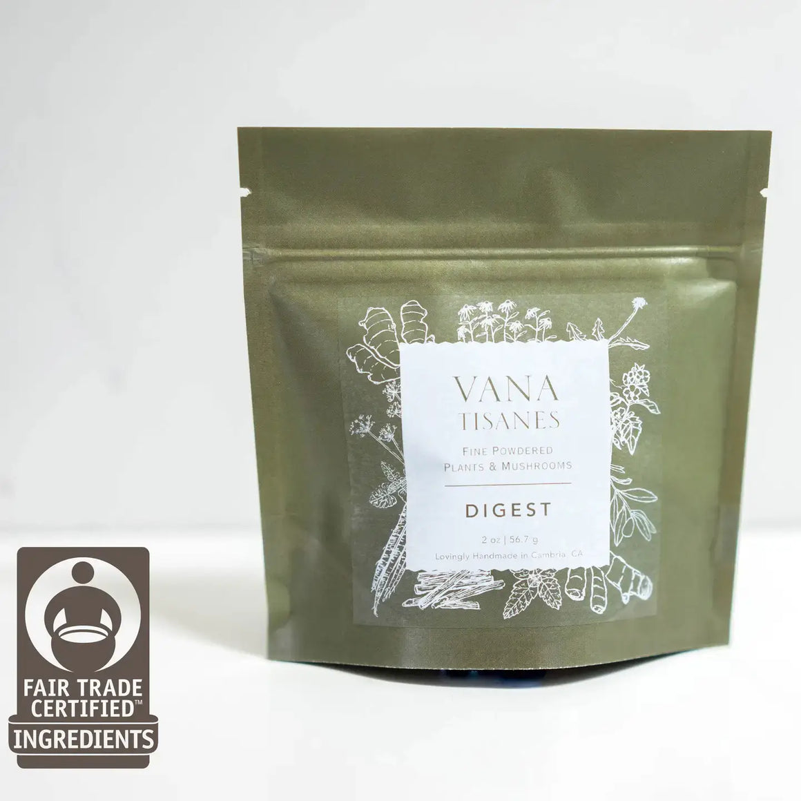 Digest Plant & Mushroom Powder For Gut Health