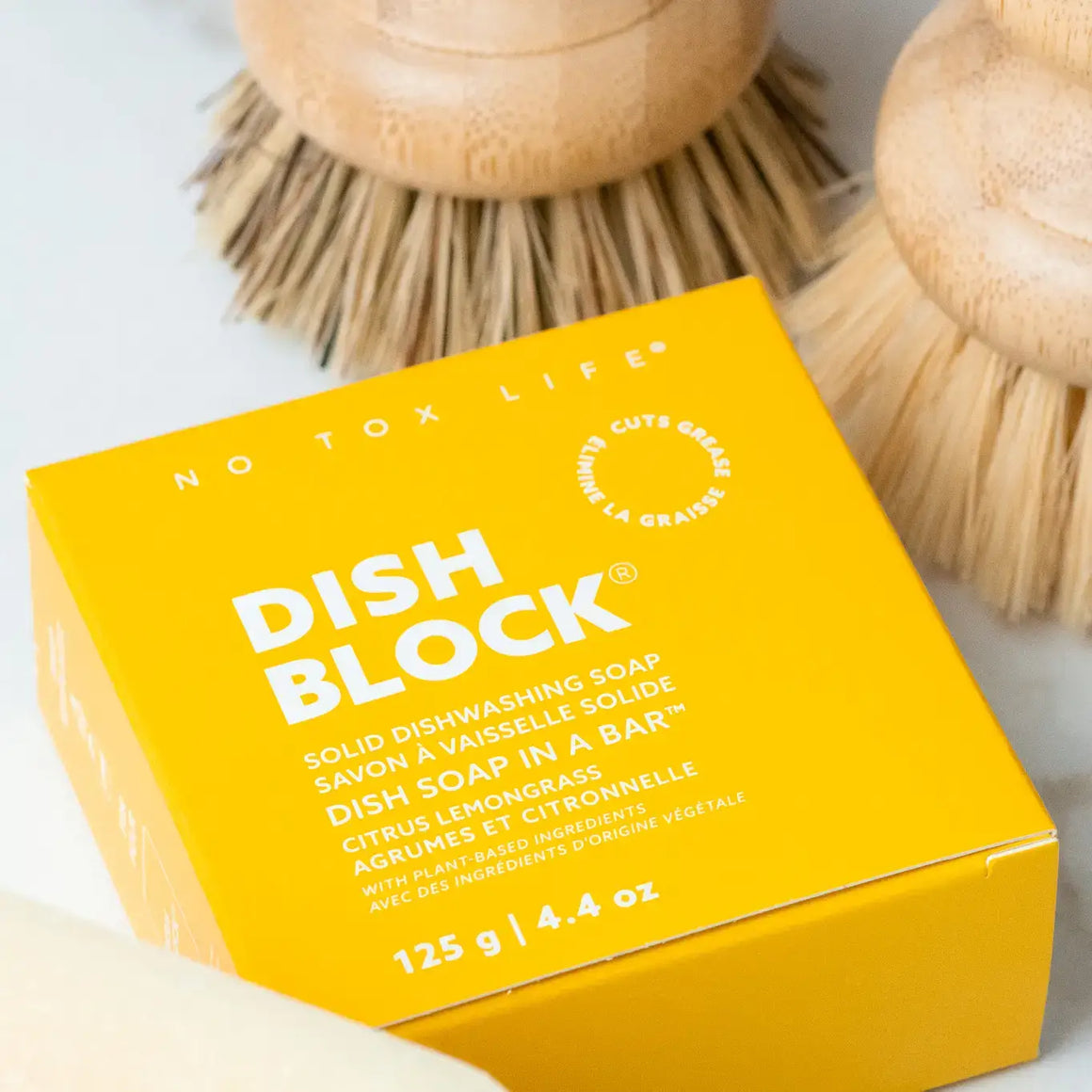 Dish Block® Solid Dish Soap Bar - Citrus Lemongrass - No Tox Life