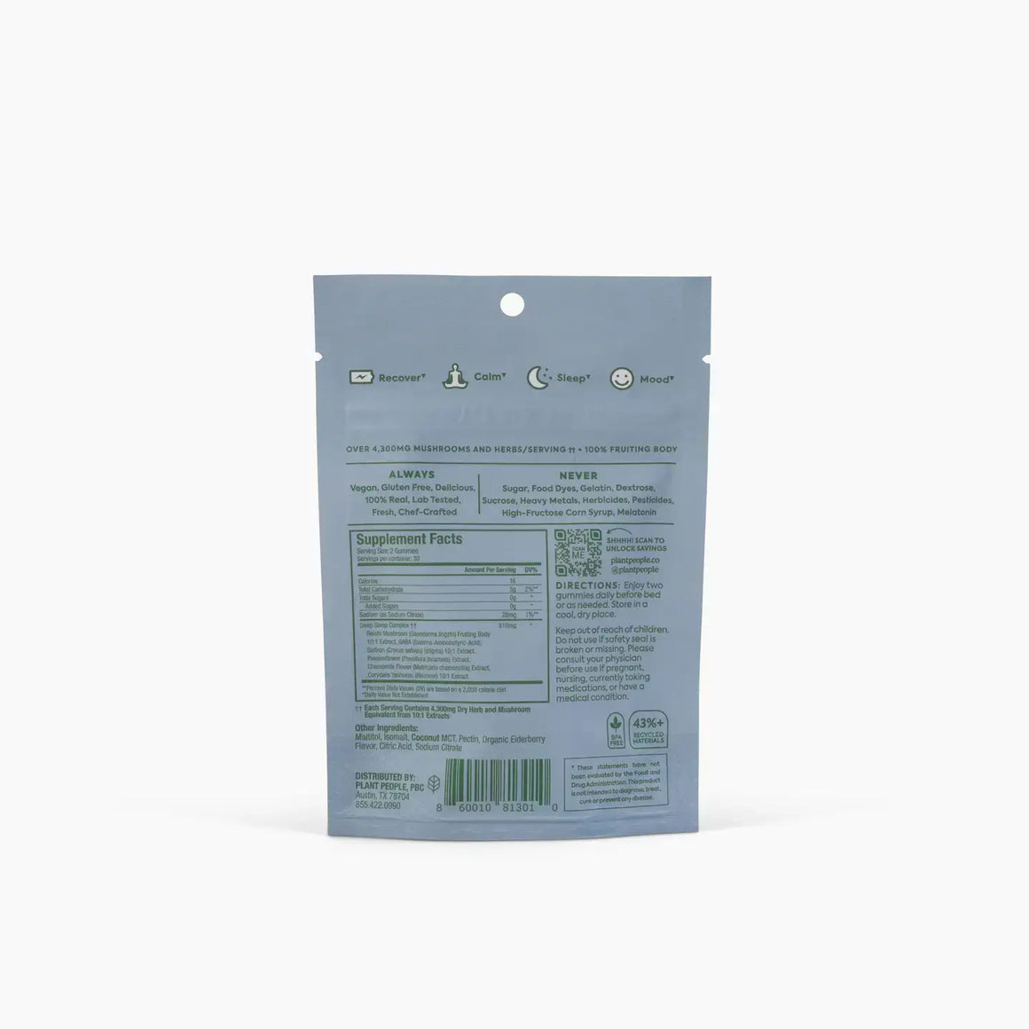Grab-N-Go Wondersleep Mushroom Gummies
