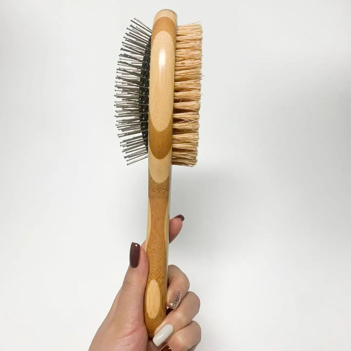 Double Sided Bamboo Pet Brush - Smile Boutiques