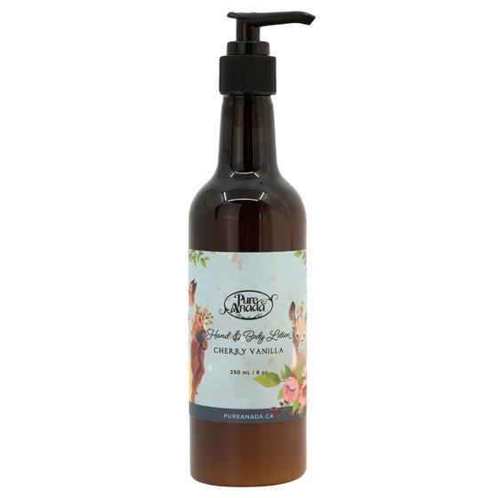 Pure Anada Natural Princess Body Lotion - Cherry Vanilla 250ml-Live in the Light Naturally Ltd