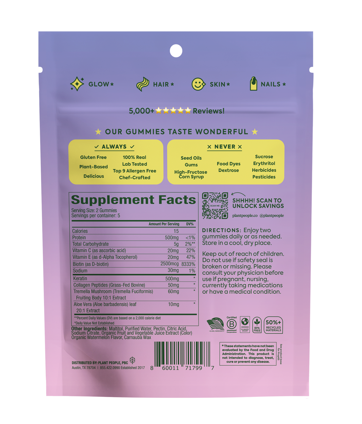 Trial Size: Wonder Beauty Gummies (10 ct)