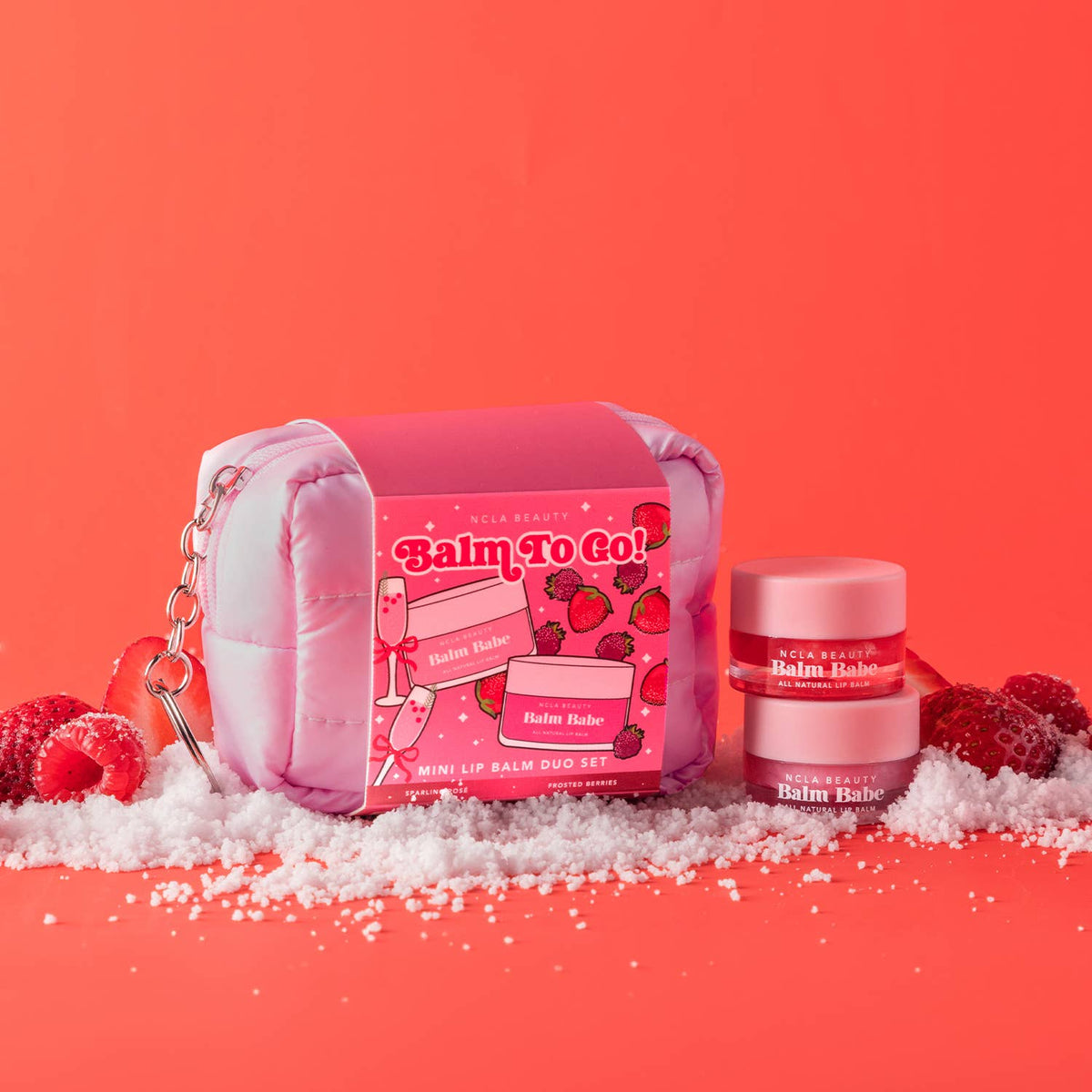 Mini Balms to Go! Keychain Set - Sparkling Rose/Berries