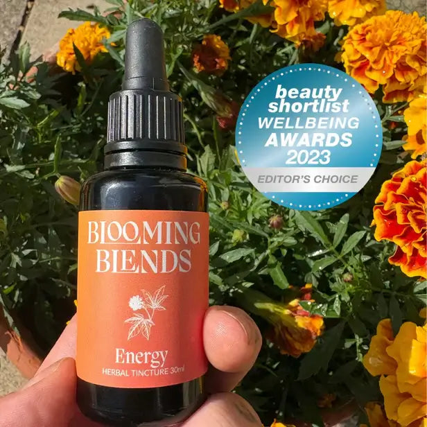 Energy Herbal Tincture 30ml - Blooming Blends-Live in the Light Naturally Ltd