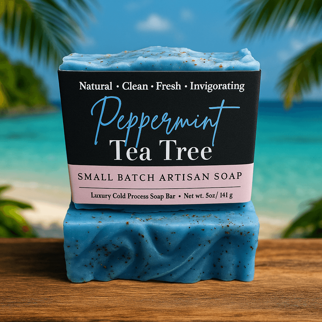 Peppermint Tea Tree Soap Bar - Soap Boutique