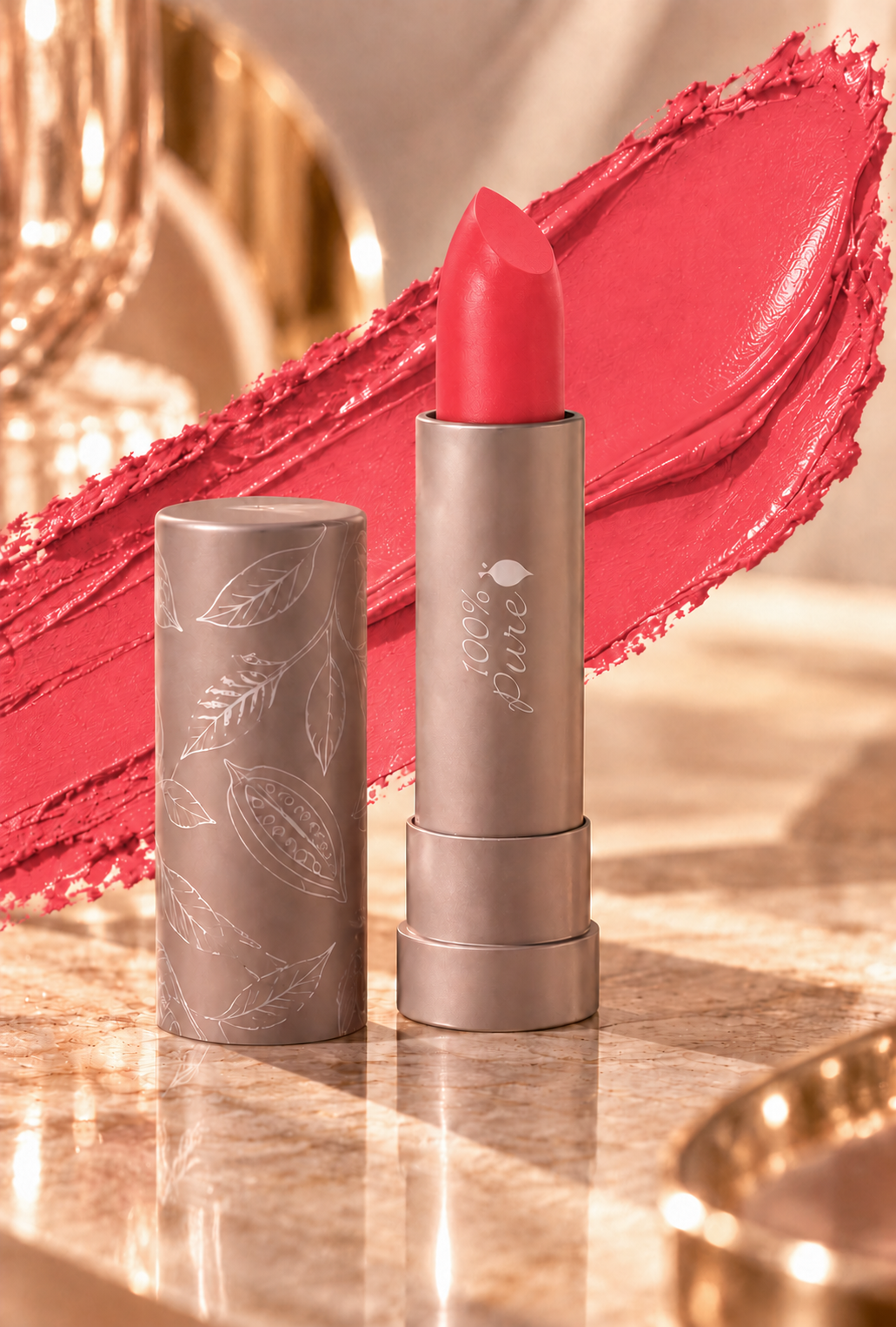 Prickly Pear Fruit Pigmented® Cocoa Butter Matte Lipstick - 100% Pure