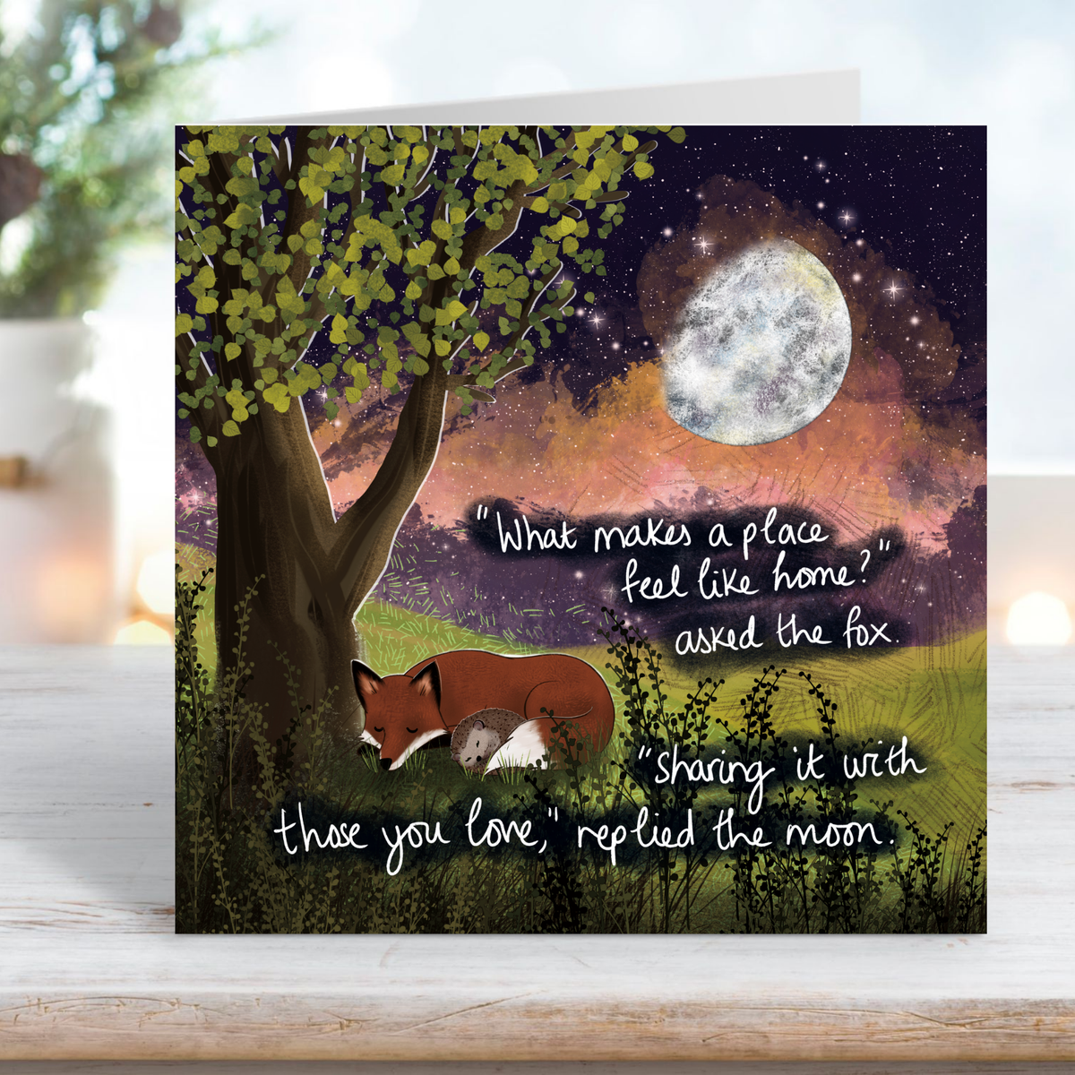 'Feels Like Home' - Fox Under The Moon New Home Card
