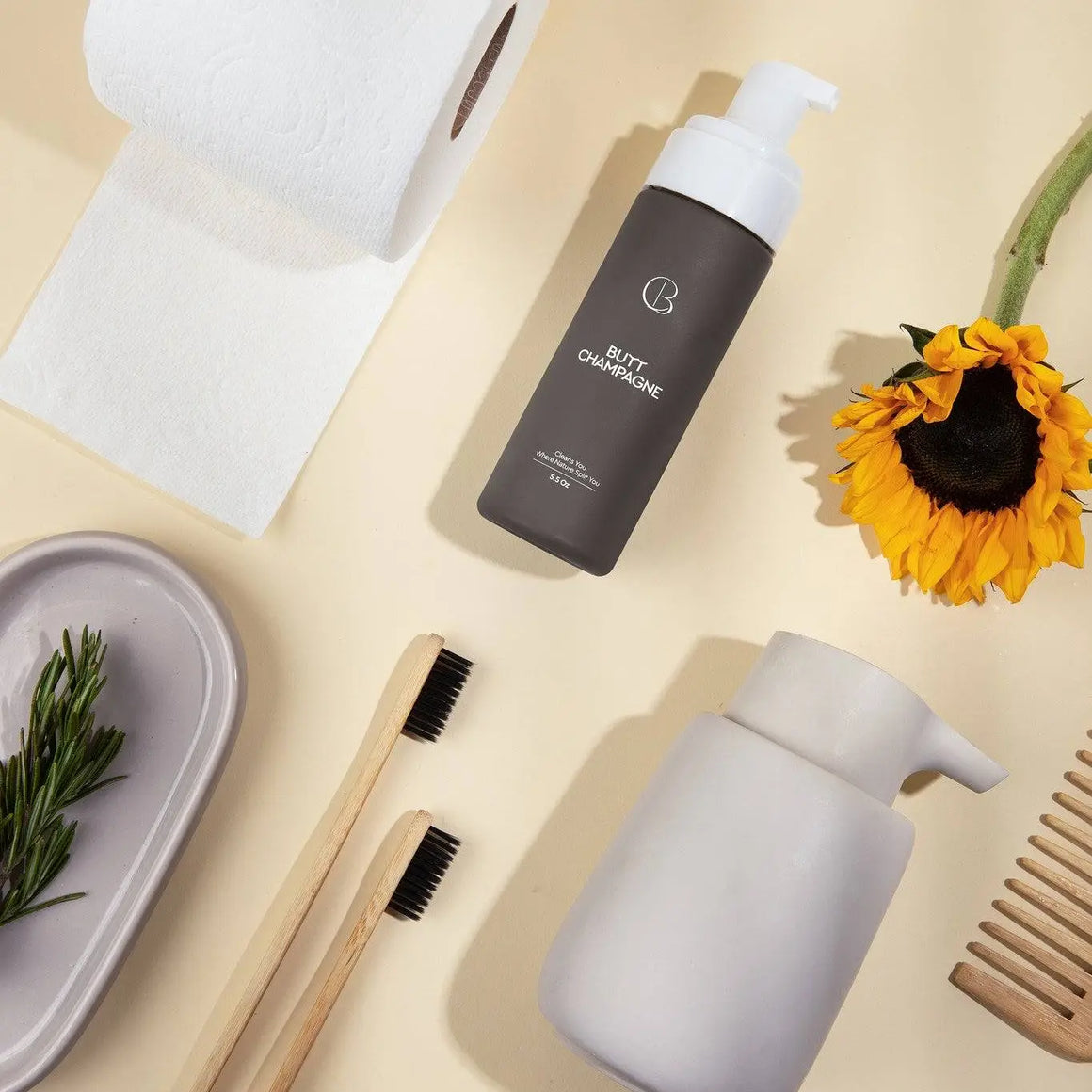 Butt Champagne Toilet Paper Foam (5.5 oz)