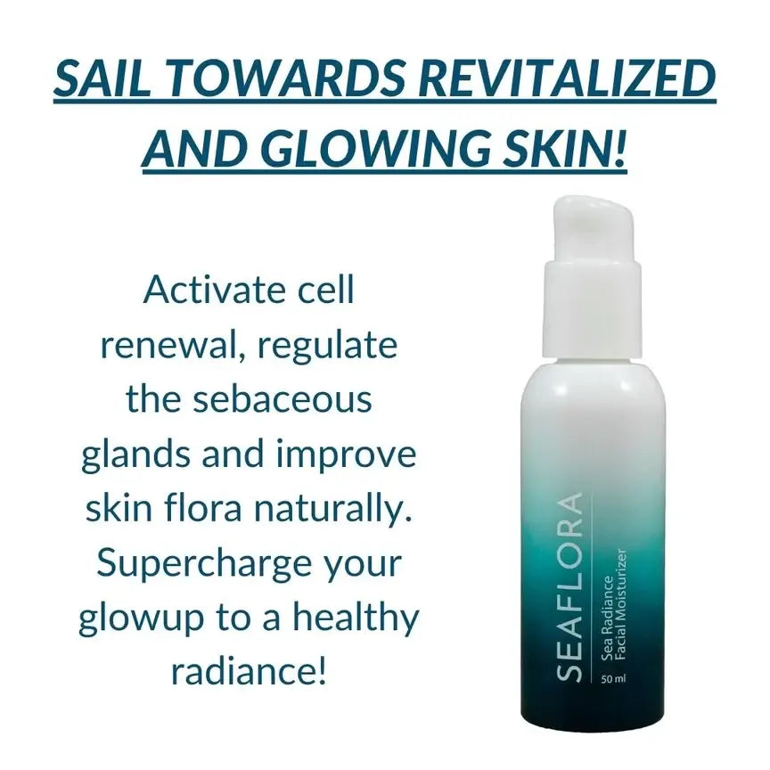 Seaflora Sea Radiance Facial Moisturizer 50ml-Live in the Light Naturally Ltd