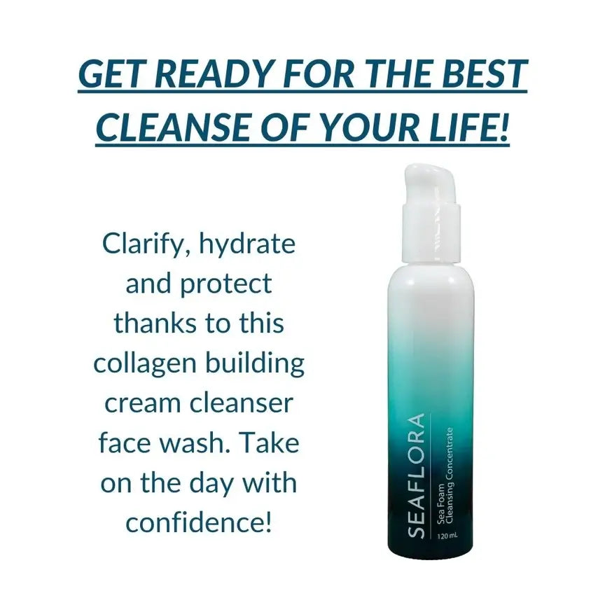 Seaflora Sea Foam Cleansing Concentrate 120ml-Live in the Light Naturally Ltd