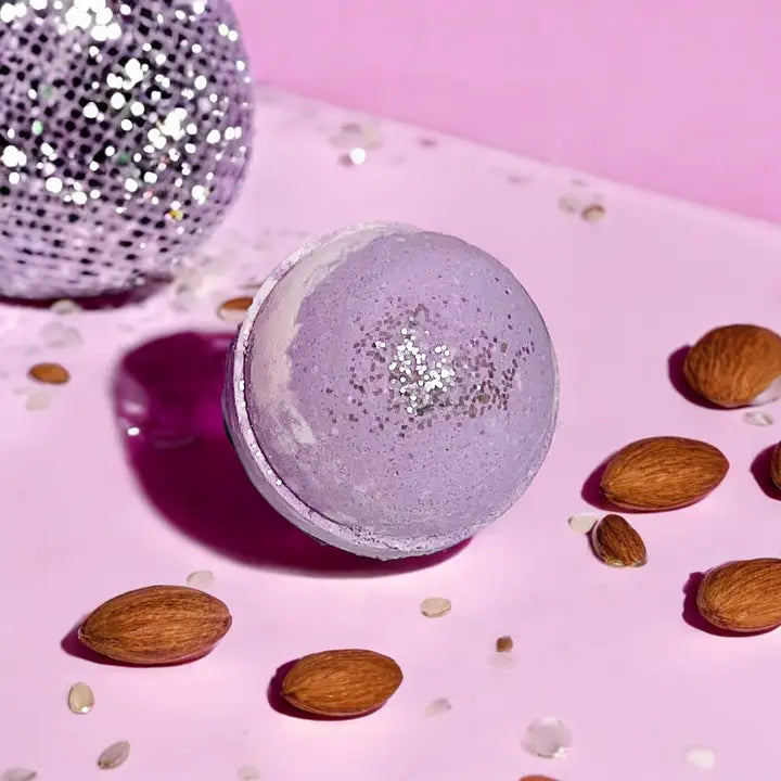 Luxury and Sweet Almond Large Bath Bomb - 8oz-Pure Drop-Live in the Light Naturally Ltd