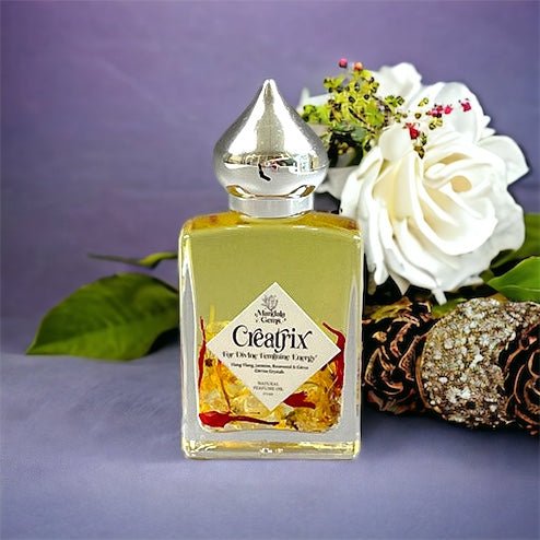 CREATRIX Naturalny Kwiatowy Olejek Perfumowy dla Boskiej Kobiecej Energii z Jaśminem
