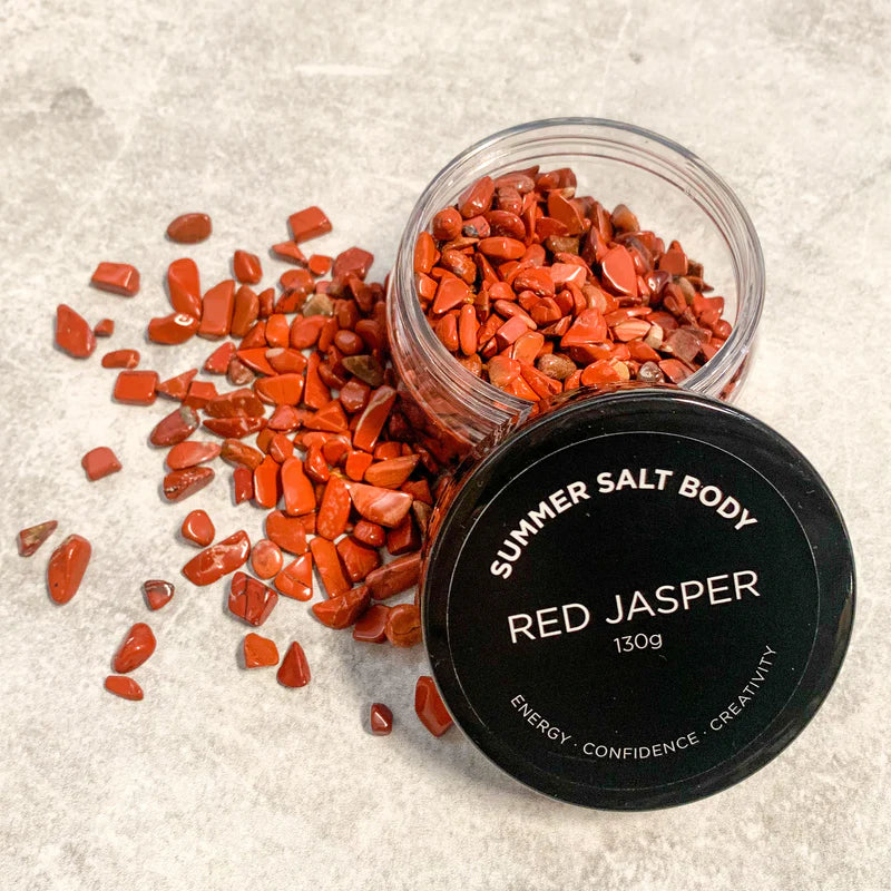 Red Jasper Crystal Chips 130g