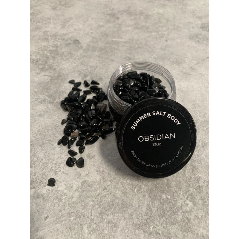 Obsidian Crystal Chips 130g