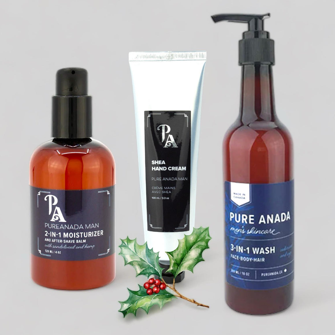 Men's Skincare Xmas Collection  - Pure Anada Natural