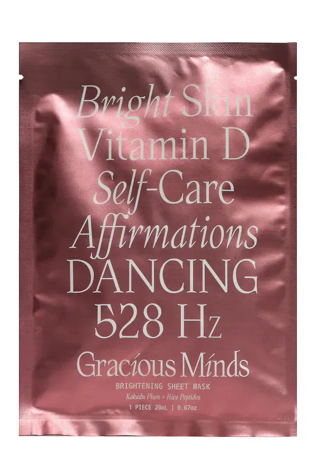 Bright Unveil Sheet Mask 20ml-Gracious Minds-Live in the Light Naturally Ltd