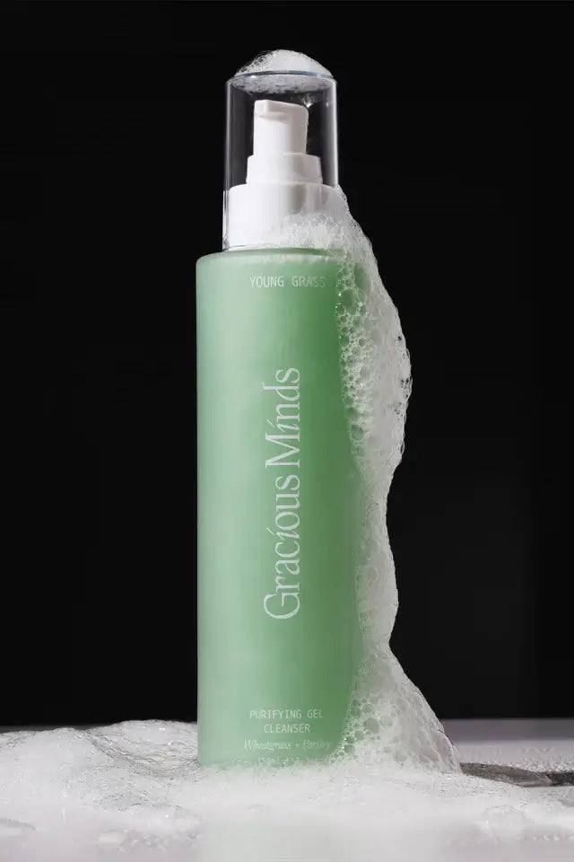 Young Grass Purifying Gel Cleanser 150ml-Gracious Minds-Live in the Light Naturally Ltd