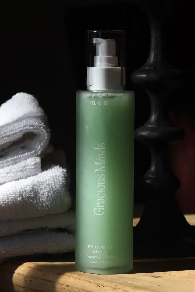 Young Grass Purifying Gel Cleanser 150ml-Gracious Minds-Live in the Light Naturally Ltd