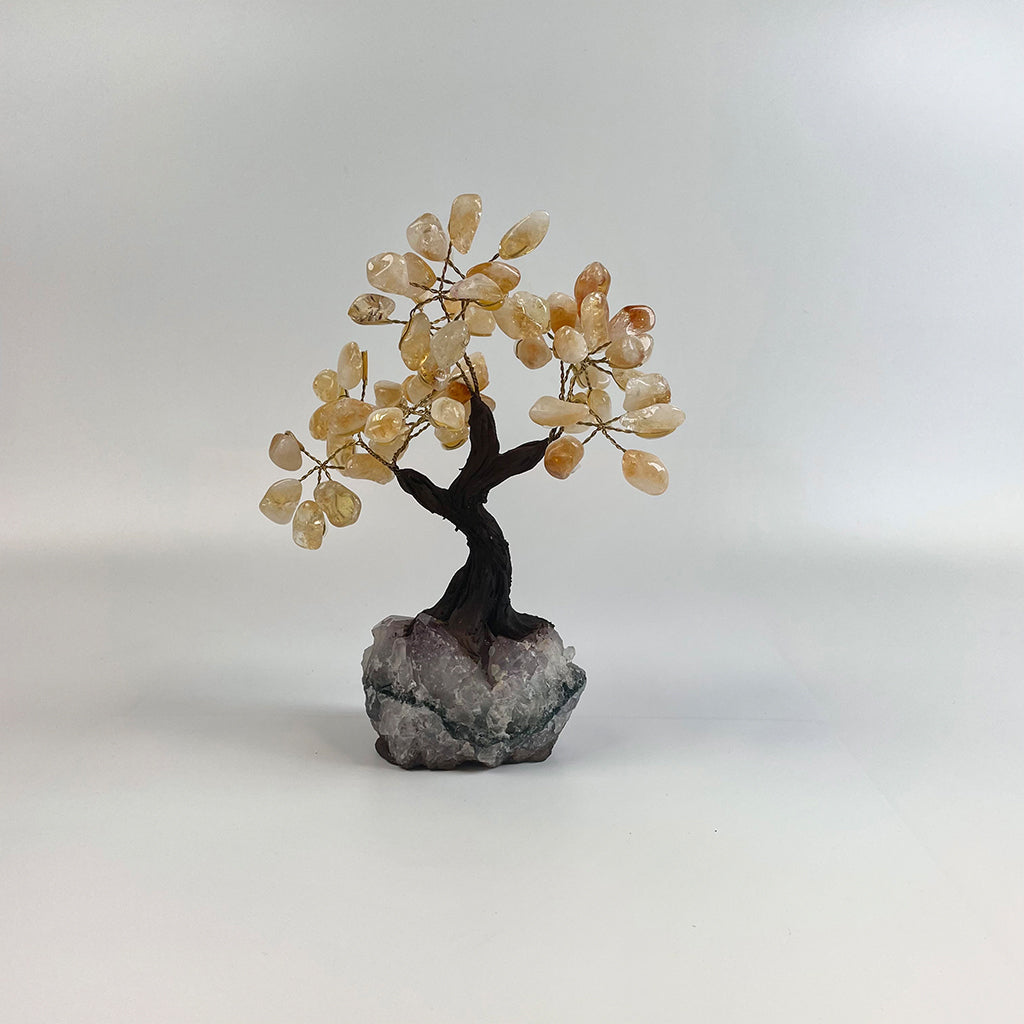 Citrine Gemstone Tree 7" - Handmade by Brazil Gems