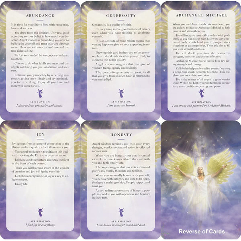 Anioły Światła - karty Oracle autorstwa Diany Cooper