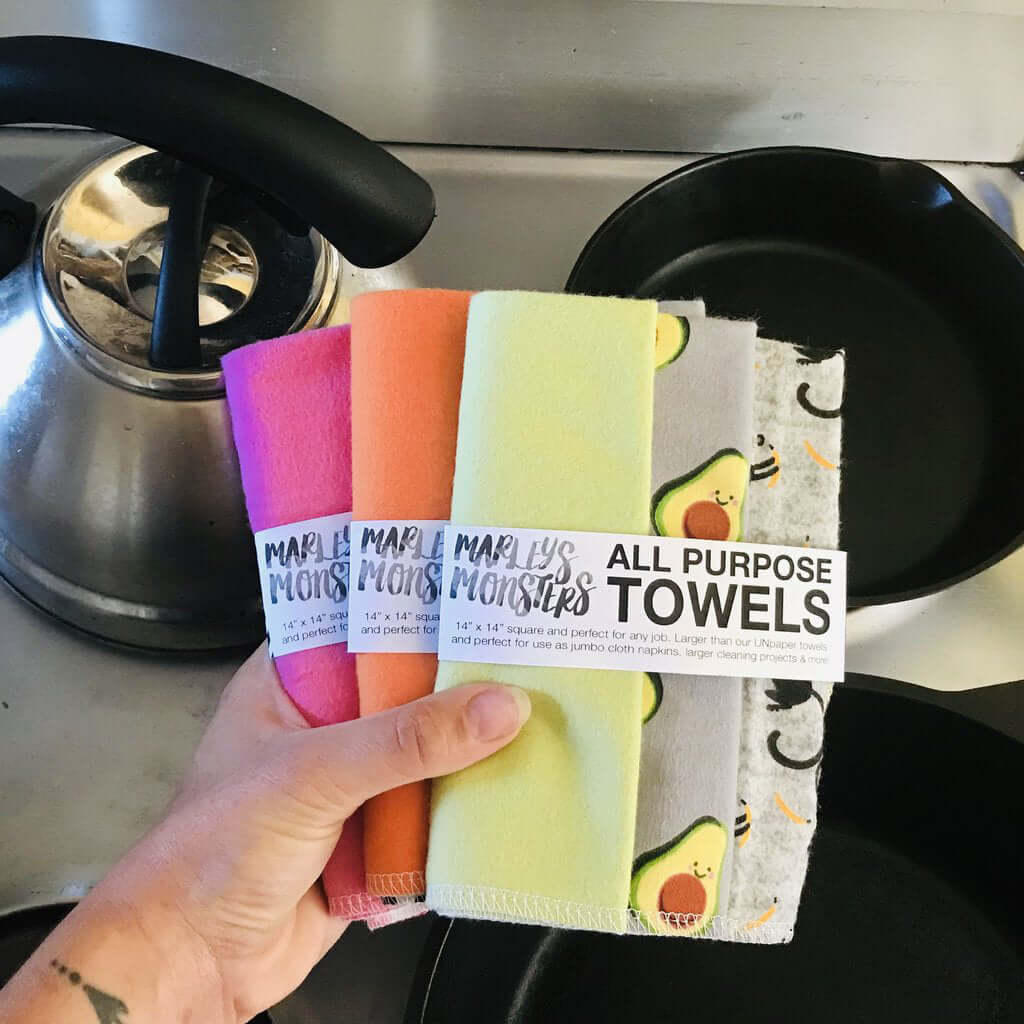 All Purpose Towels (3 pack) by Marley's Monsters