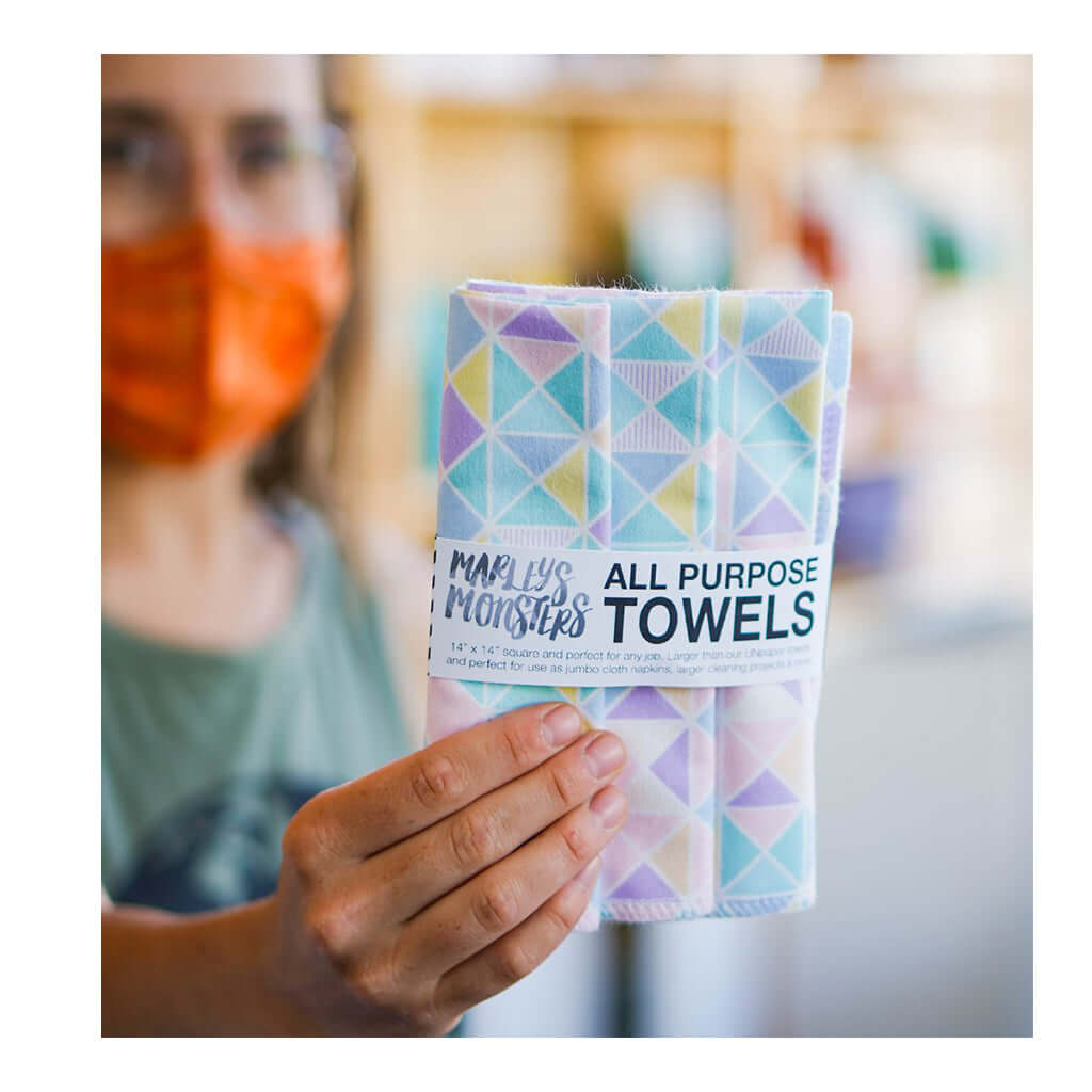 All Purpose Towels (3 pack) by Marley's Monsters