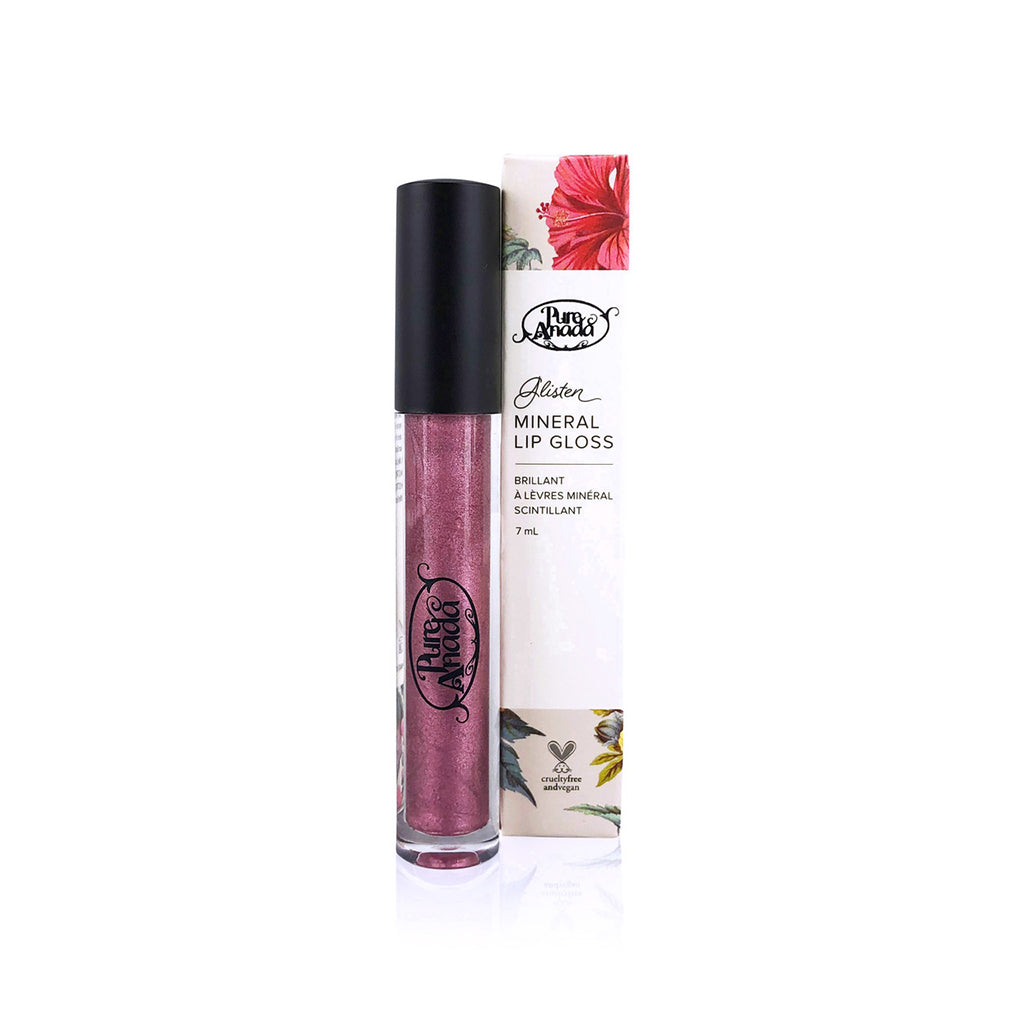 Amethyst Natural Glisten Mineral Lip Gloss 7ml - Pure Anada