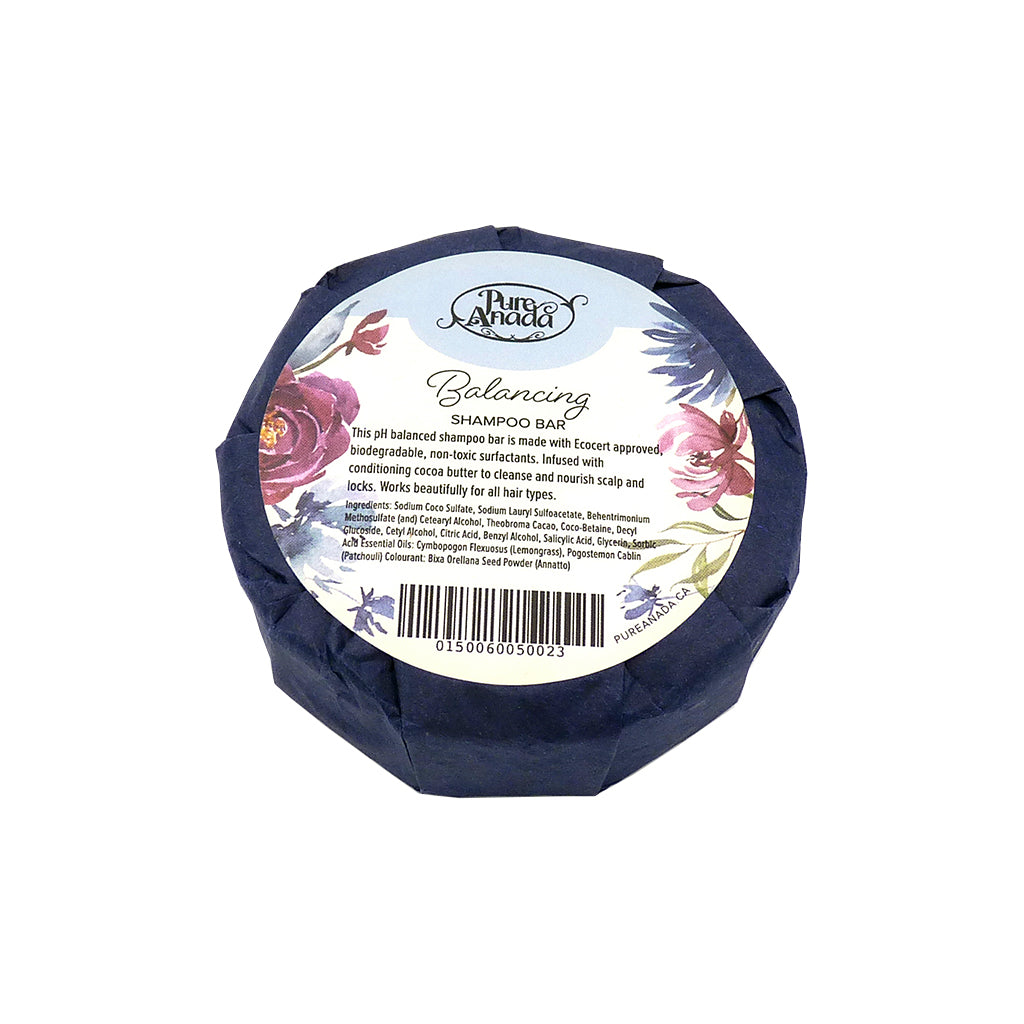Balancing (Patchouli & Lemongrass) Natural Shampoo Bar - Pure Anada