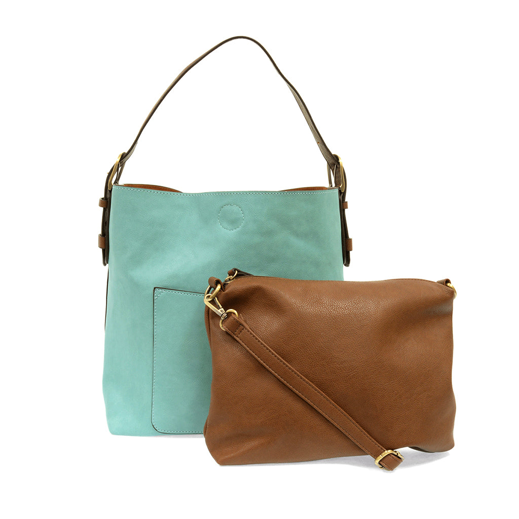 Classic Hobo handbag - Capris Turquoise-Live in the Light Naturally Ltd