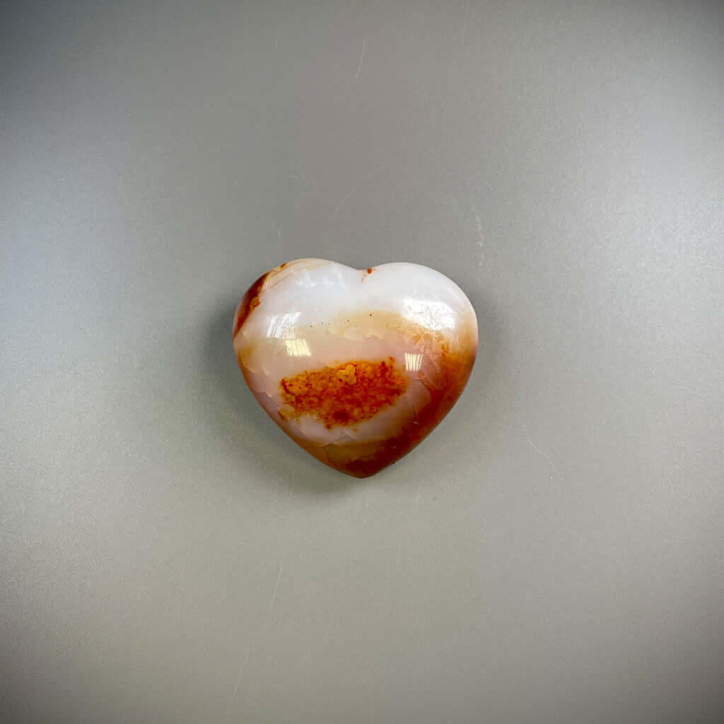 Carnelian Orange Crystal Hearts – Ethically Sourced from Madagascar