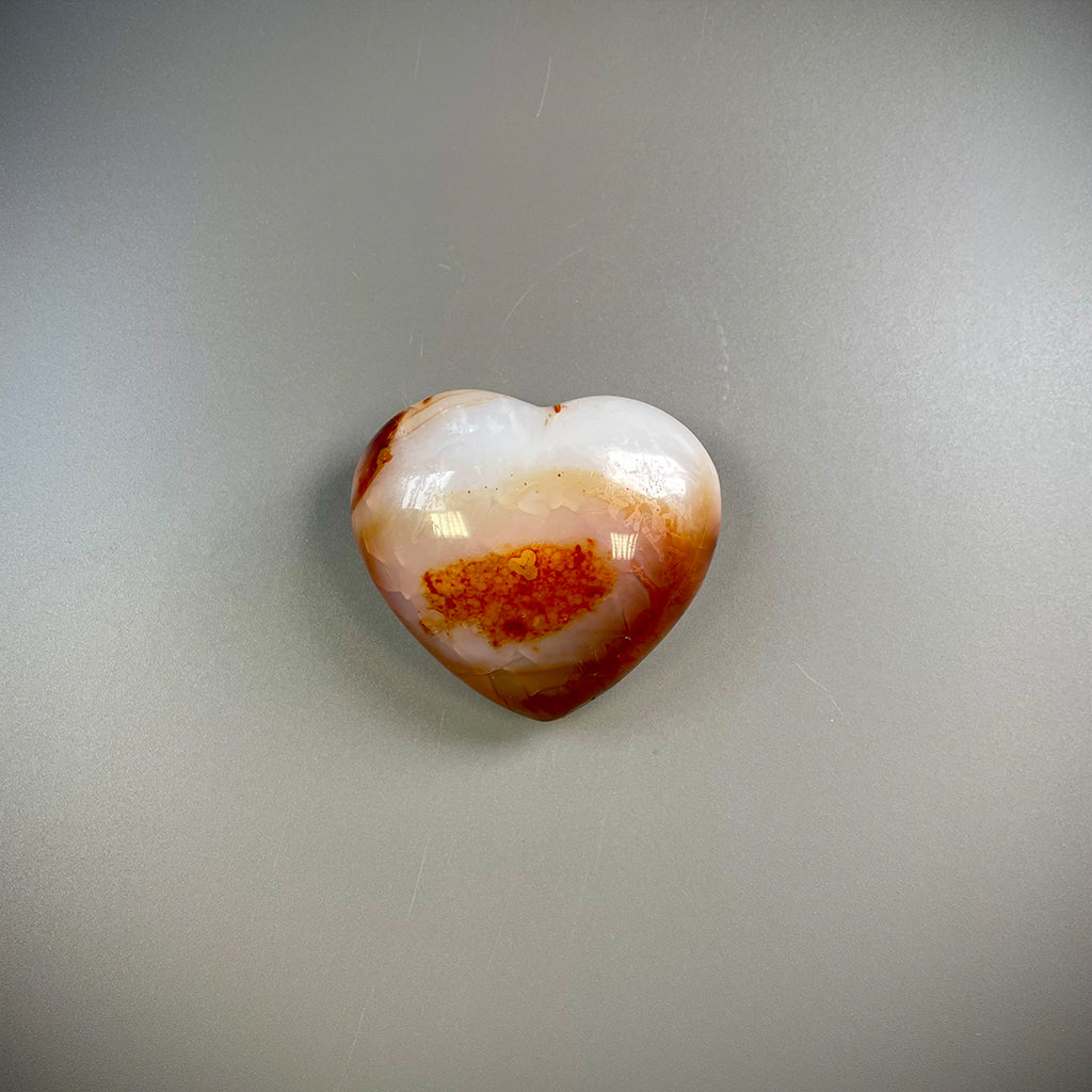 Carnelian Orange Crystal Hearts – Ethically Sourced from Madagascar