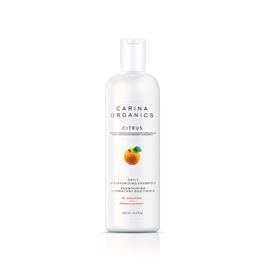 Citrus Daily Moisturising Shampoo 360ml - Carina Organics
