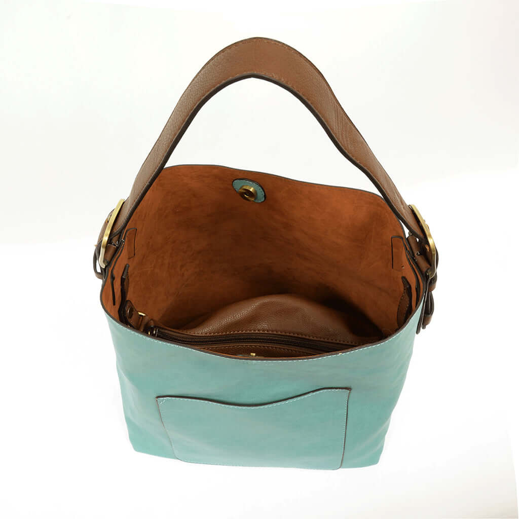 Classic Hobo handbag - Capris Turquoise