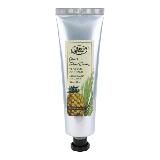 Tropical Coconut Shea Hand Cream 100ml-PureAnada-Live in the Light