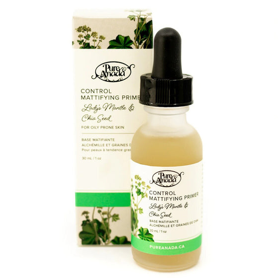 Natural Control Mattifying Primer - Lady's Mantle & Chia Seed 30ml - Pure Anada