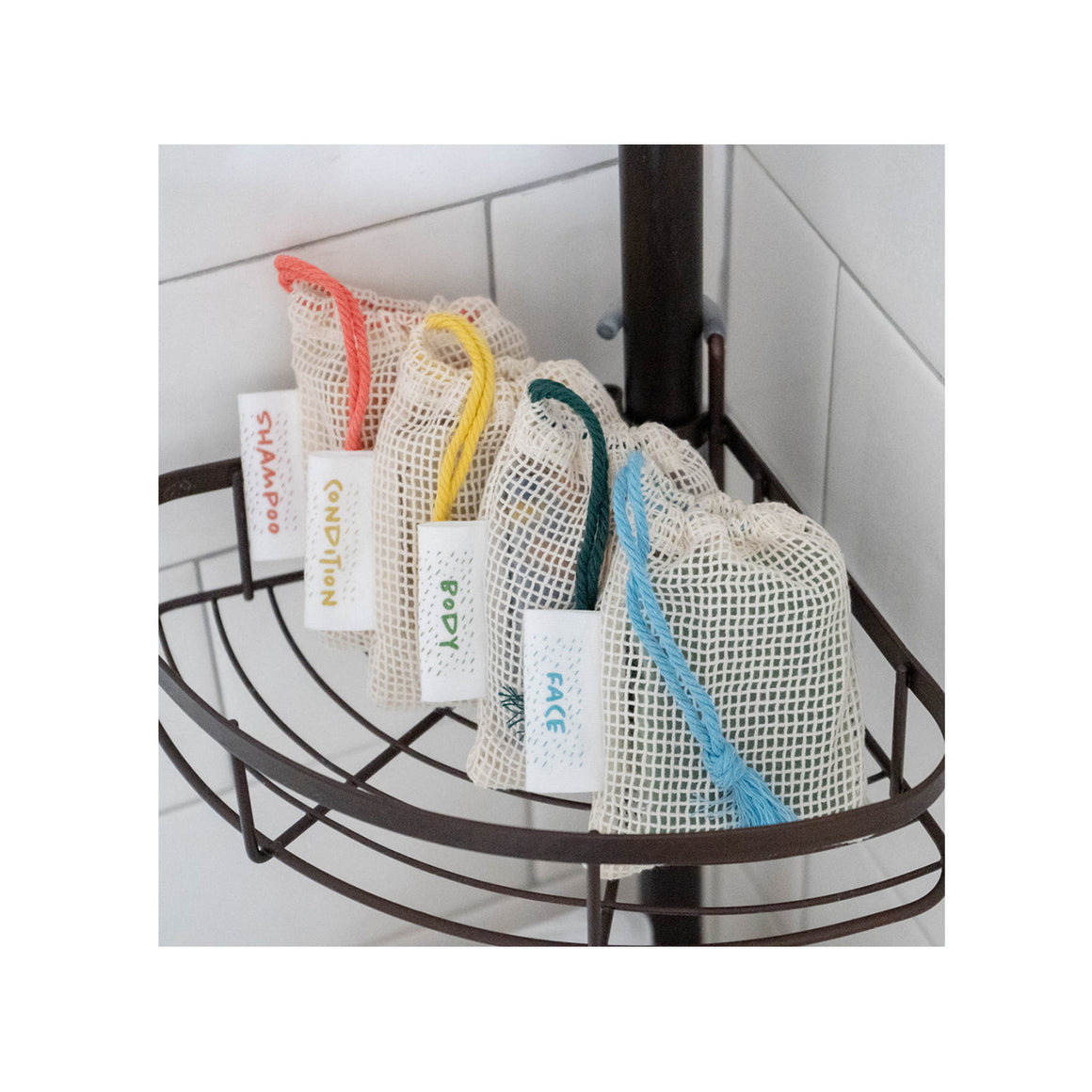 ORGANIC SOAP SAVER BAGS: Face, Body, Shampoo, Conditioner
