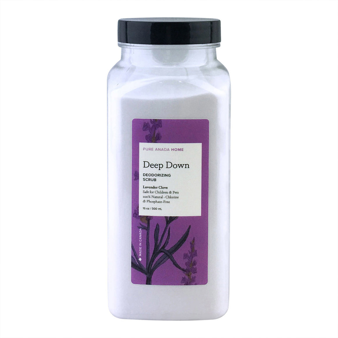 Natural Cleaning - Deep Down Deodorizing Scrub - 16oz / 500ml