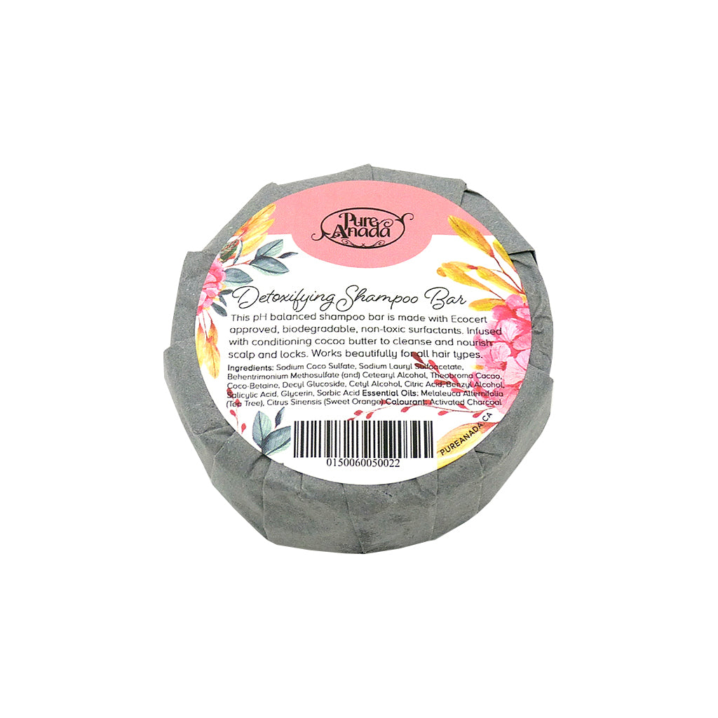 Barre de shampoing naturel Pure Anada - Détoxifiant (arbre à thé et orange douce)